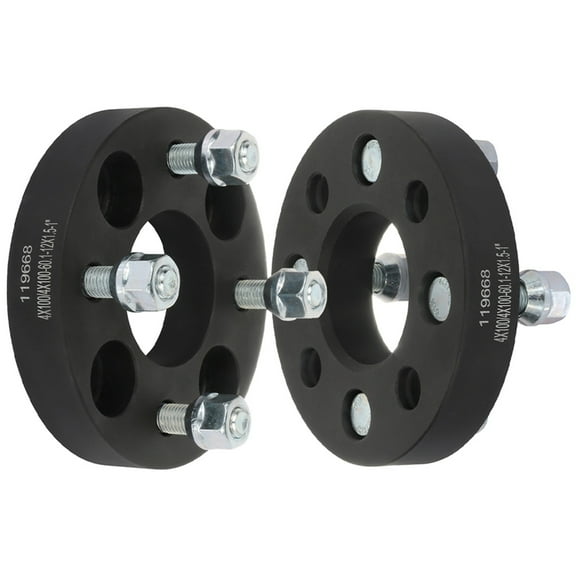 CCIYU Wheel Spacers Adapters 4x100 12x1.5 60.1 1" Appropriate for 1986-2001 for Acura Integra 2004-2011 for Chevrolet Aveo 1976-1987 for Chevrolet Chevette 1986-1988 for Chevrolet Nova