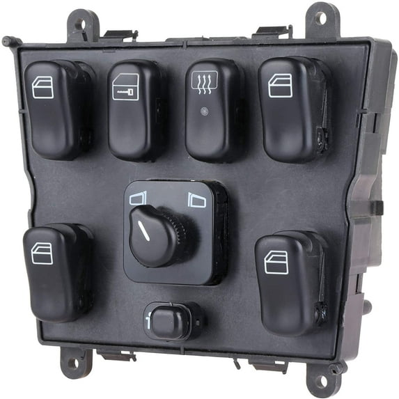 CCIYU Window Switch Power Window Switch Door Switch Replacement Fits For Mercedes 1998 1999 2000 2001 2002 2003 Benz ML320 ML430 ML55 AMG ML500 1638206610