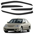 thumbnail image 1 of CCIYU Window Visors Side Window Deflector Window Deflector Sun Rain Guard 4Pcs Set Replacement fit for 2001-2005 For Honda Civic 4 Dr Sedan Slim, 1 of 5