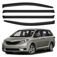 thumbnail image 1 of CCIYU Window Visors Side Window Deflector Window Deflector Sun Rain Guard 4Pcs Set Replacement fit for 2011-2017 For Toyota Sienna, 1 of 5
