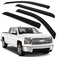 thumbnail image 1 of CCIYU Window Visors Side Window Deflector Window Deflector Sun Rain Guard 4Pcs Set Replacement fit for 2014-2018 For Chevrolet Silverado 1500, 1 of 5