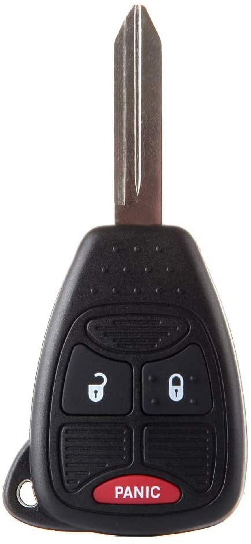 CCIYU X 1 Flip Key Fob with Key Blade 3 buttons Replacement for 04 05 06 07 08 09 10 11 12 for Chrysler for Jeep for Dodge Series with FCC OHT692713AA Fits select: 2006-2009 DODGE RAM 2500