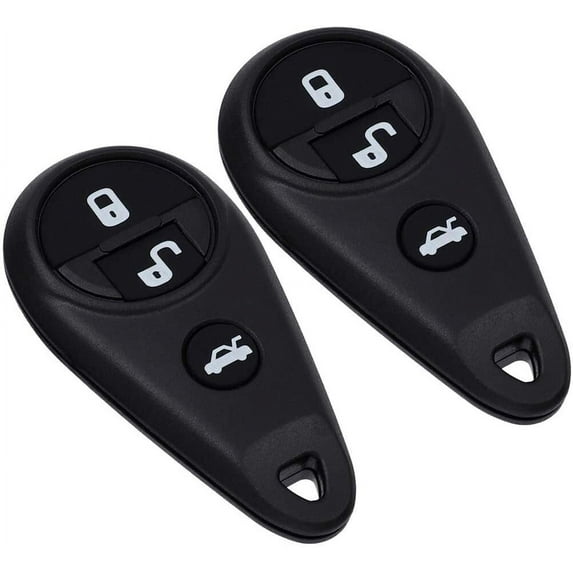 CCIYU X 2 Flip Key Fob 4 Buttons Replacement for 2006-2010 for Subaru Forester/ Impreza/ Tribeca/ B9 Tribeca/ Legacy/ Outback FCC NHVWB1U711 3495A-WB1U711