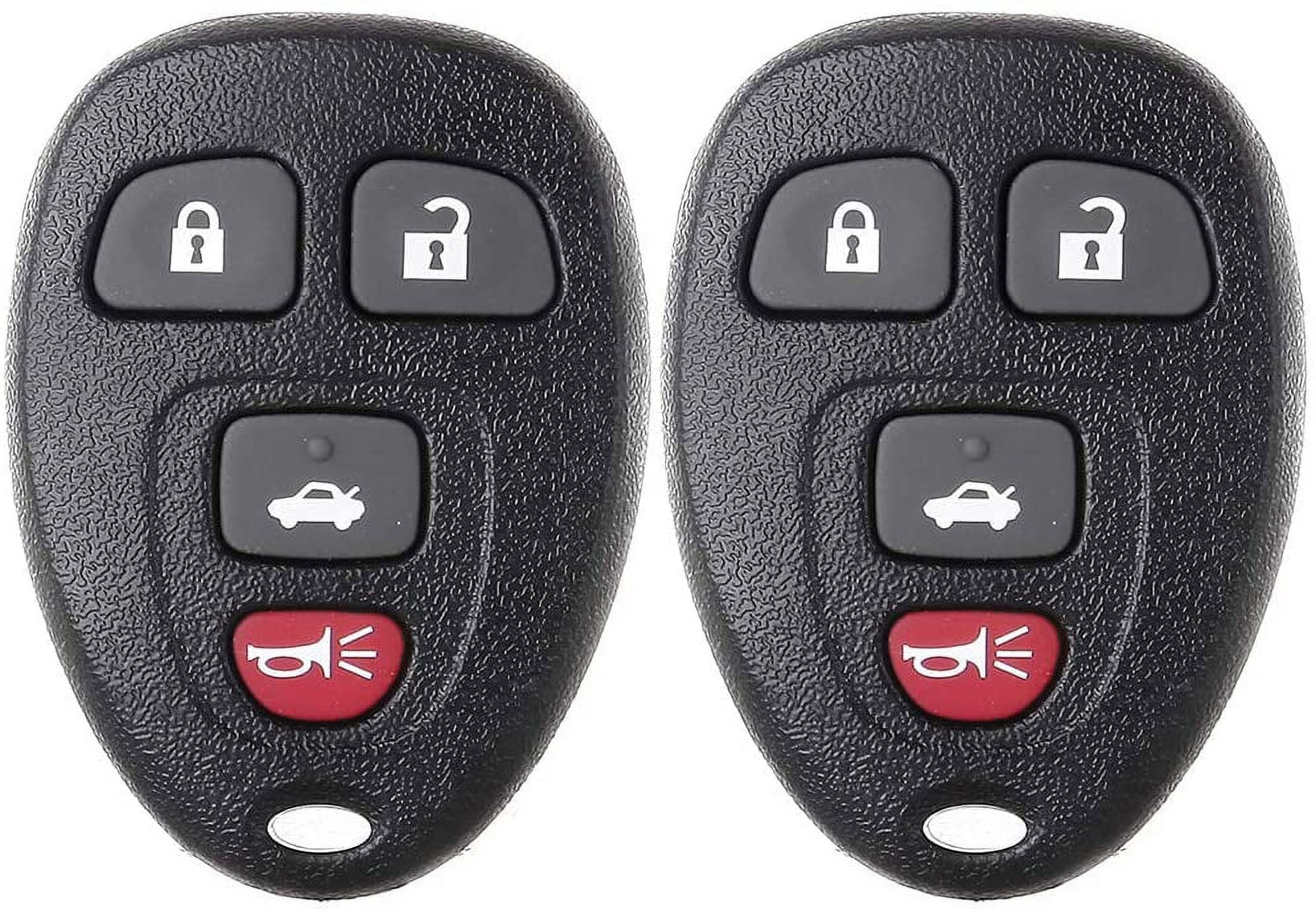 GMC Acadia/Terrain Remote Key Shell Replacement (2017-2020) – 5-Button Flip Fob Case With Uncut Blade – HYQ1EA / HYQ1AA / 13508275 / 13584502 Compatible