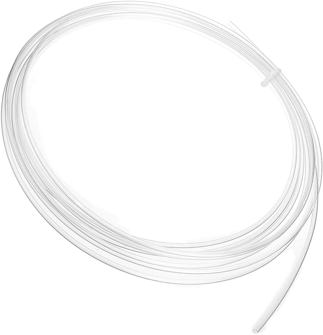 PTFE Tubing For 3D Printer - 2mm ID, 4mm OD, 1.04m Length, White Bowden Tube For 1.75mm Filament