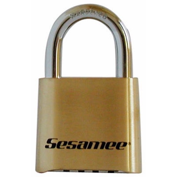CCL K436 Sesamee 4 Dial Resettable Brass Padlock