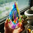thumbnail image 1 of CCMAOLU 2025 New 120mm/4.7in Crystal Prism Suncatcher Window Hanging Sun Catchers AB Colored Crystals Faceted Prism Rainbow Maker Pendant, 1 of 6