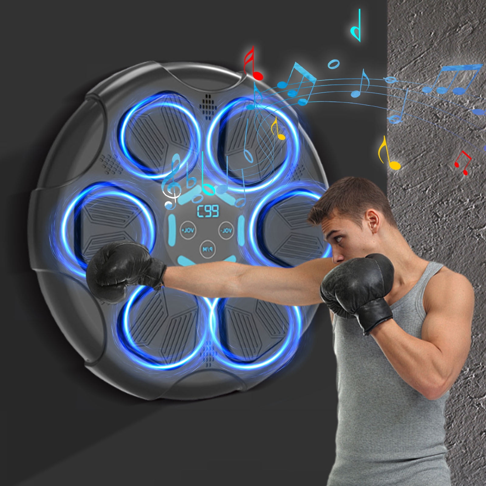 CCMAOLU 2025 New Bluetooth Boxing Targets Home Boxing Machine Fitness ...