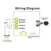 CCMHC DC Motor Speed Regulator 400W PWM Controller for 12V-40V DC Motors Controller