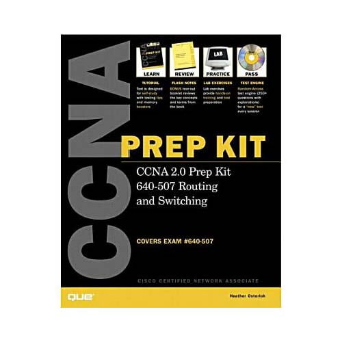Pre-Owned CCNA 2.0 Prep Kit 640-507 Routing and Switching with CDROM