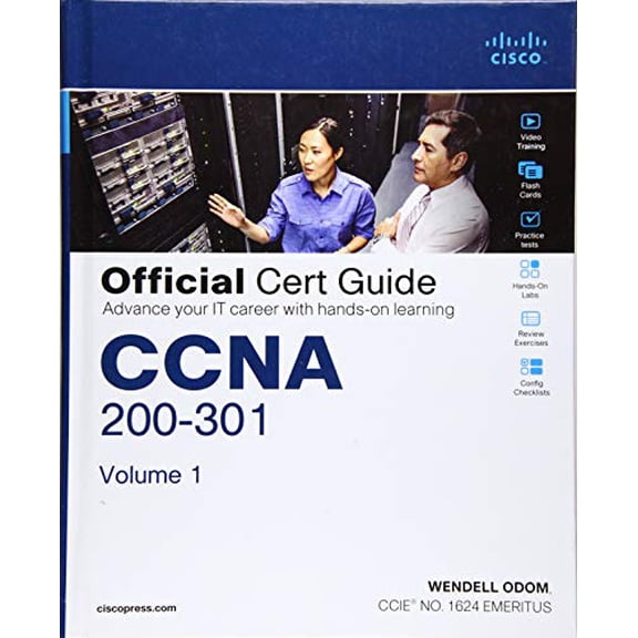 Pre-Owned CCNA 200-301 Official Cert Guide, Volume 1 (Hardcover) 0135792738 9780135792735