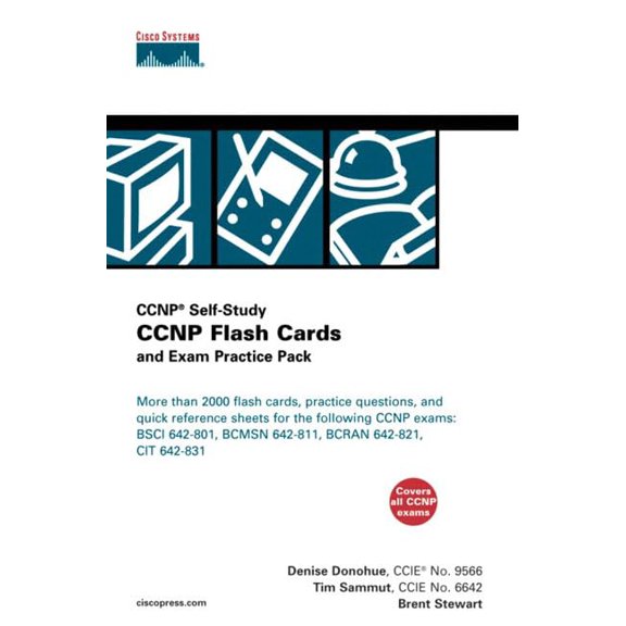Pre-Owned CCNP Flash Cards and Exam Practice Pack (CCNP Self-Study, 642-801, 642-811, 642-821, 642-831) (Spiral-bound) 1587200910 9781587200915