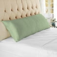 thumbnail image 1 of CCNY 1 Pc Body Pillow Case with Zipper Clouser Moss 21x56" Inch Solid 1000 TC 100% Egyptian Cotton Body Pillow Cover, 1 of 7