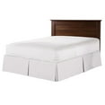 thumbnail image 1 of CCNY 11" Inch Drop Pleated Bed Skirt King Size 100% Microfiber Made Light Grey with Split Corners, 1 of 7