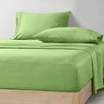 thumbnail image 1 of CCNY 400 TC Egyptian Cotton Bed Sheets, Luxurious Soft 4Pc Sheet Set - 1 Fitted Sheet, 1 Flat Sheet & 2 Pillowcases, 18 Inch Deep Pocket (Twin XL-Sage Solid), 1 of 8