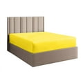 thumbnail image 1 of CCNY 600 TC Egyptian Cotton 1 Fitted Sheet & 2 Pillowcases 15 Inch Deep Pocket (California King-Yellow Solid), 1 of 8