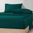thumbnail image 1 of CCNY 600 TC Egyptian Cotton Bed Sheets, Luxurious Soft for Hotel Quality 4Pc Sheet Set - 1 Fitted Sheet, 1 Flat Sheet & 2 Pillowcases 18 Inch Deep Pocket (King-Teal Solid), 1 of 8