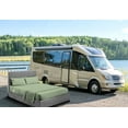 thumbnail image 1 of CCNY RV Sheet Set Bunk 38X80" Truck Sleeper 600 TC Egyptian Cotton Solid Camper 4PC Hotal Feel Sheets 8" Deep Pocket Moss, 1 of 8