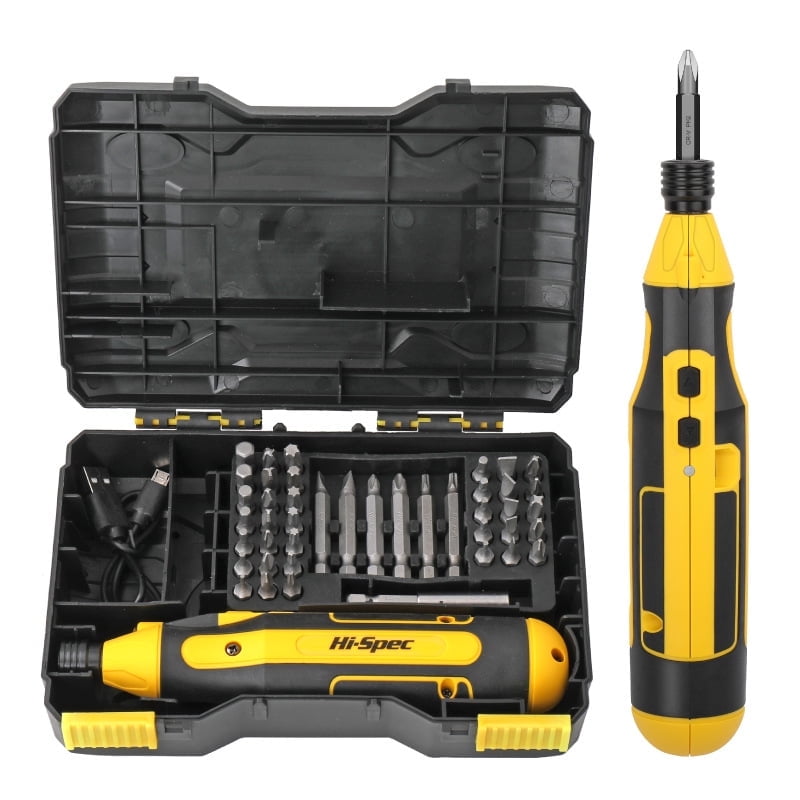 CCNZZITSHT Cordless Electric Screwdriver, 4v Lithium-ion Rechargeable Electric Drill Repair Tool