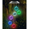 thumbnail image 1 of CCNZZITSHT Gifts For Women, Solar Gazing Ball Color Changing Mosaic Balls, 1 of 4