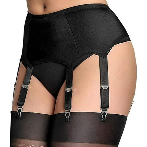 CCNZZITSHT Women's Sexy Garter Belt High Waist Mesh Suspender Belt Lingerie Body Harness Leg Garters