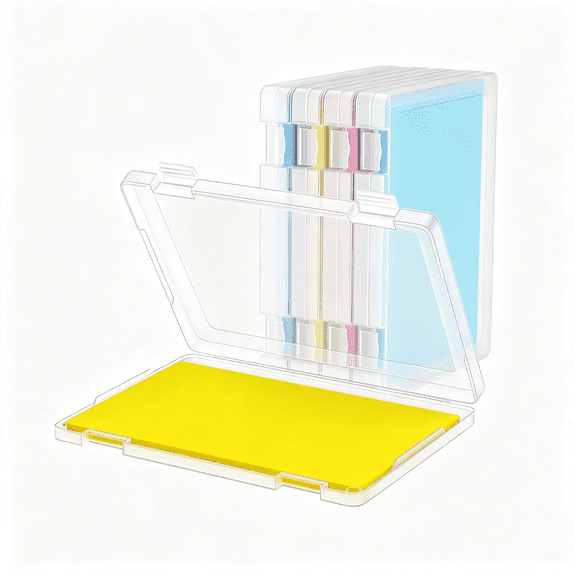 CCOCC 1 Pack A4 File Box Paper Organizers Holder, Transparent Document ...