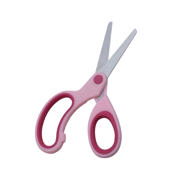 CCOCC 1 Pair Of Scissors,Office Cabinet,Left Handed Scissor with Cap Blunt Tip Home Use Crafting Scissor Arts Cutting Paper Scissors