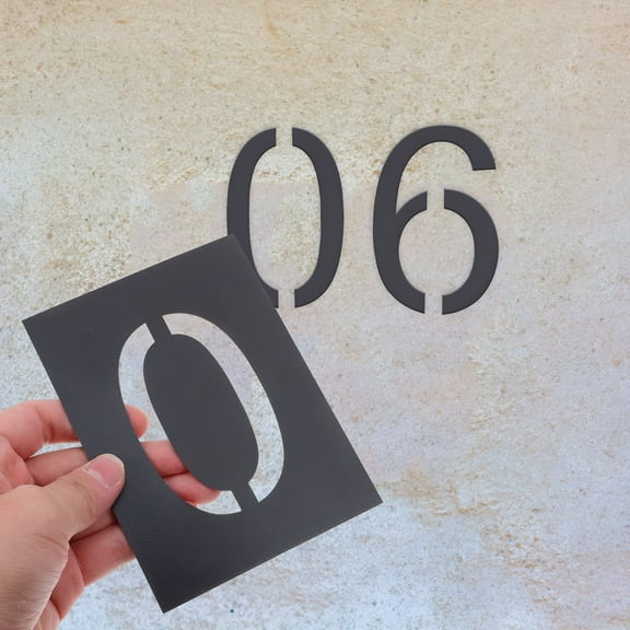 CCOCC 1 Set Number Templates Large Number Stencils Spray Paint Number Stencils For Door Mailbox 0-9