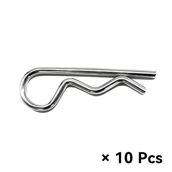 CCOCC 10 Pcs Hitch Pin,2.3*45mm Stainless Steel Cotter Pins,Simple to Install Secure Fastening Tractor Pin Clips,Style7
