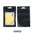 thumbnail image 1 of CCOCC 100 Pack Smell Proof Bags, Resealable Packaging Mylar Bags, Heat Seal Bags with Frosted Clear Window, Sealed Foil Pouch Smell Proof Zipper Bag for Food Storage (Black, 4.13 X 5.91), 1 of 7