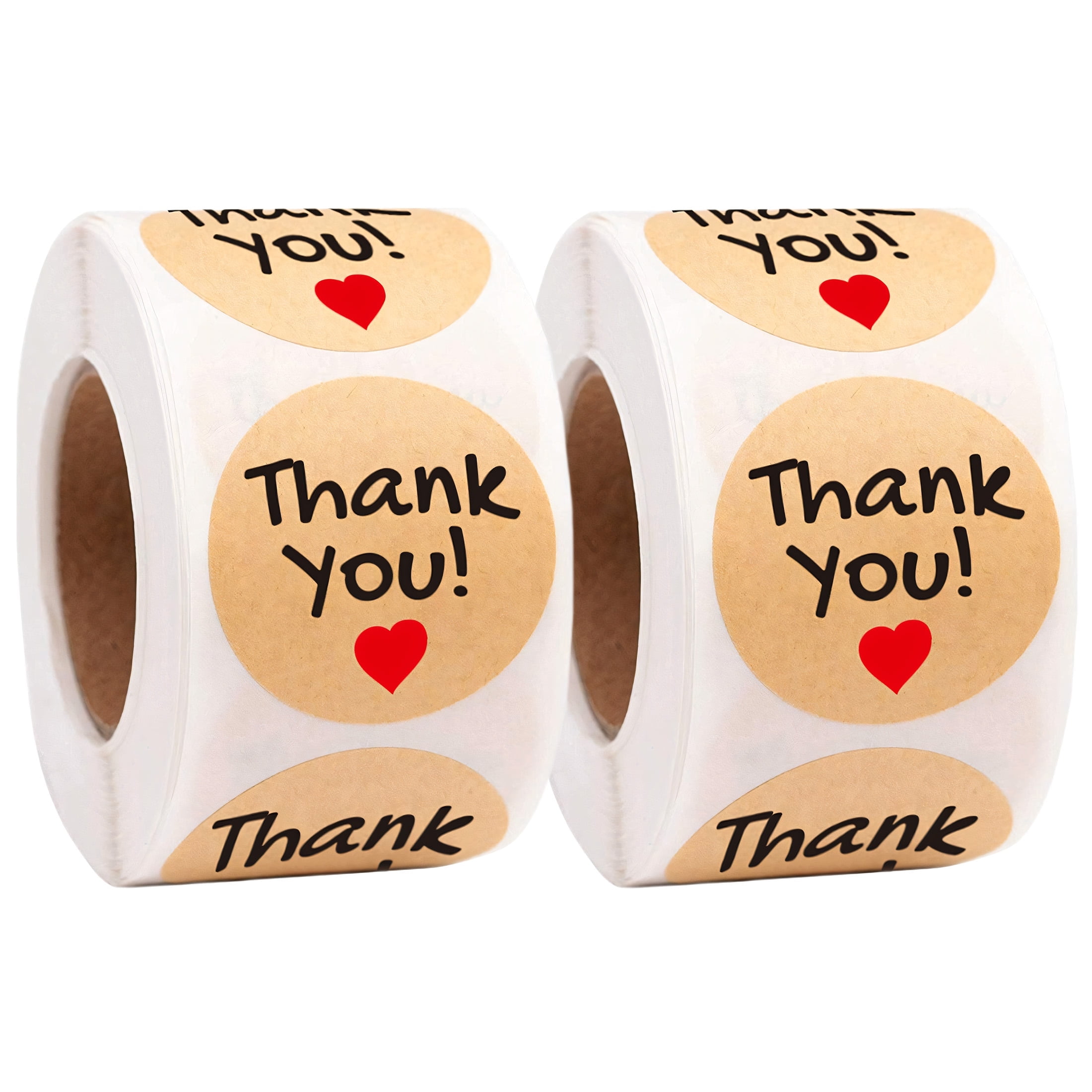 CCOCC 1000 Pcs Thank You Stickers,Adhesive Thank You Stickers Small ...