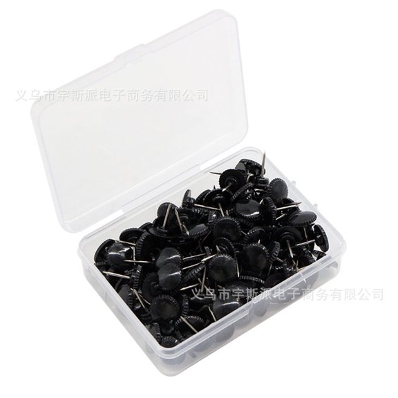 CCOCC 100Pcs Delicate Pushpins Multi-Function Thumb Tacks Convenient Thumbtacks Photo Wall Decoration