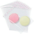 thumbnail image 1 of CCOCC 100Pcs Small Clear Resealable Cellophane Bags,Self Adhesive Sealing Plastic Food Treat Bags Great for Candy Cookie Pastry Soap Jewelry Gift Decorative Wrapping, 1 of 4