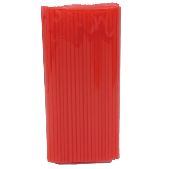 BPPEG 100Pcs Bendable Plastic Straws,Disposable,Temperature-Resistant for Hot & Cold Drinks