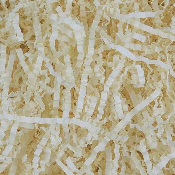 CCOCC 10Oz Crinkle Cut Paper Filler Shreds for Gift Baskets,Confetti Shredded Paper Stuffing Grass Basket Stuffers for Bag,Bridesmaid Proposal Box,Packing,Party Favors Craft Decor Cream