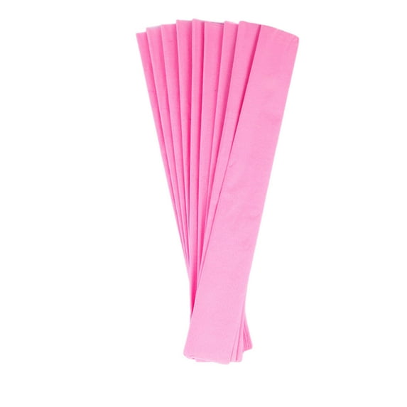 CCOCC 10Pcs Crepe Paper,Safe Pure Wood Pulp Party Decorations,Tear Resistant and Strong Bright and Fade Proof Colors Crepe Paper Streamers,Pink,19.6*39.3In