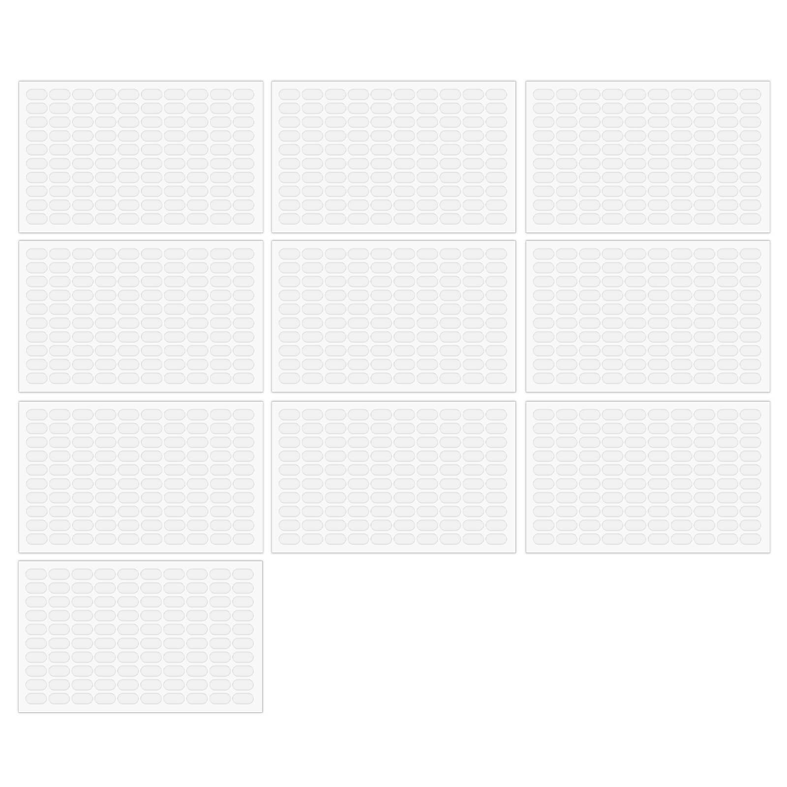 Two Sided Material CCOCC 10Pcs Double Sided Tape,White Paper Material Double Sided Tape ...