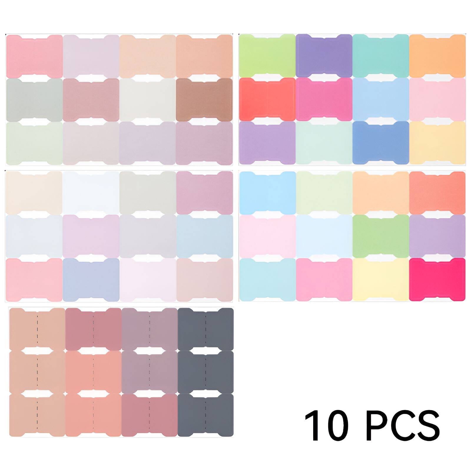 CCOCC 10Pcs Name Tags,Safe Adhesive Sticker Labels,Secure Position Name ...