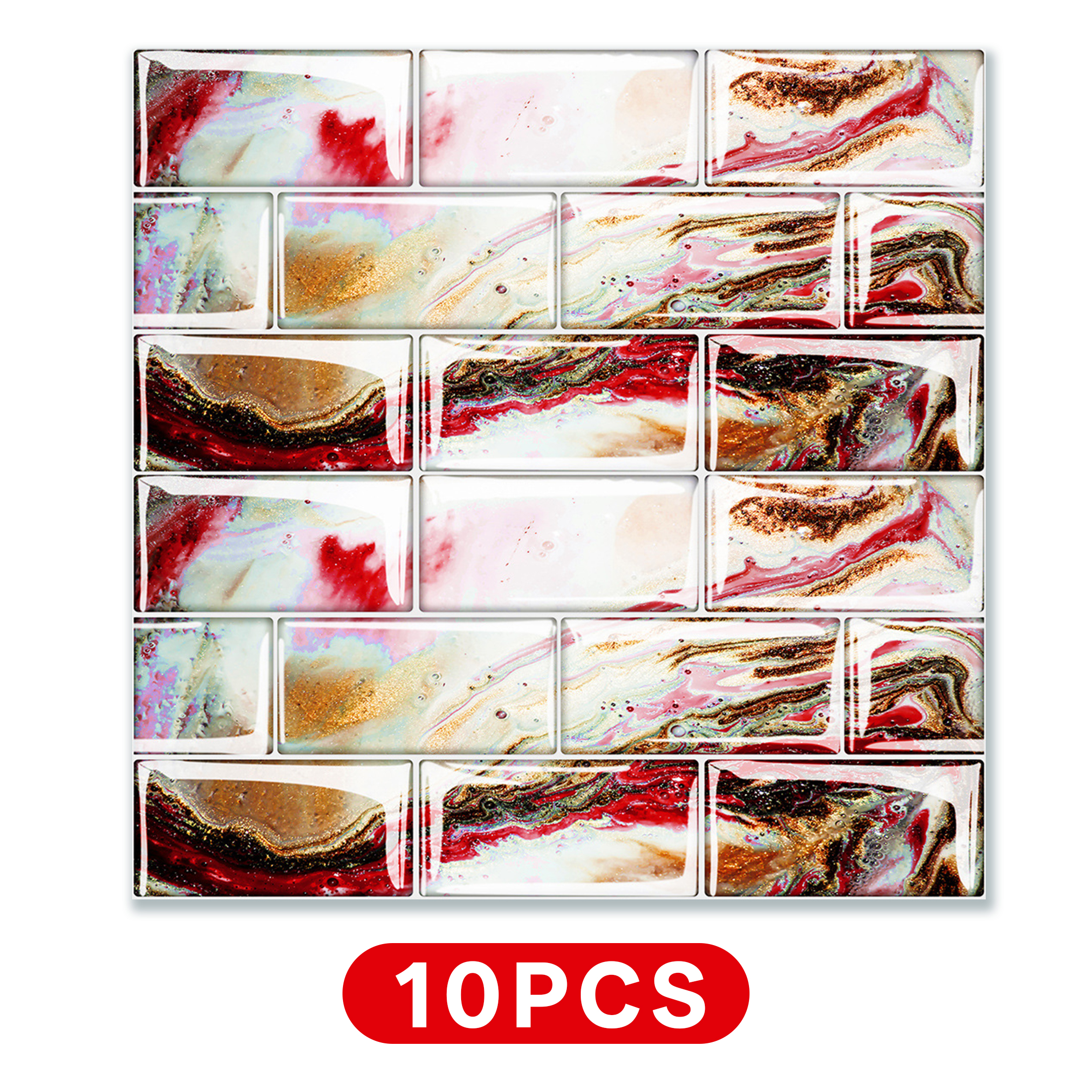 CCOCC 10Pcs Self Stick Wallpaper,Classic Marble Look Stick and Peel ...
