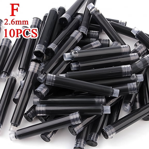 CCOCC 10X High Quality Fountain Pen Ink Refill Ink Cartridges Gifts Student