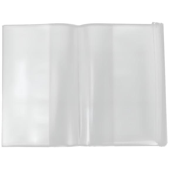 CCOCC 10pcs Clear Book Cover Width Adjustable Book Cover Soft Cover Books Protective Cover