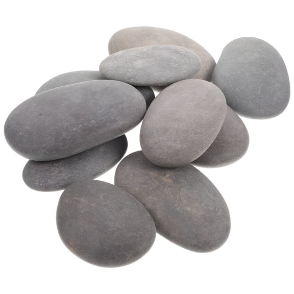 CCOCC 10pcs Multipurpose Painting Rocks DIY Smooth Painting Stones for Children