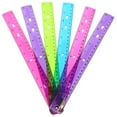 thumbnail image 1 of CCOCC 12 Inch Transparent Plastic Ruler, Clear Straightedge, 1 of 7