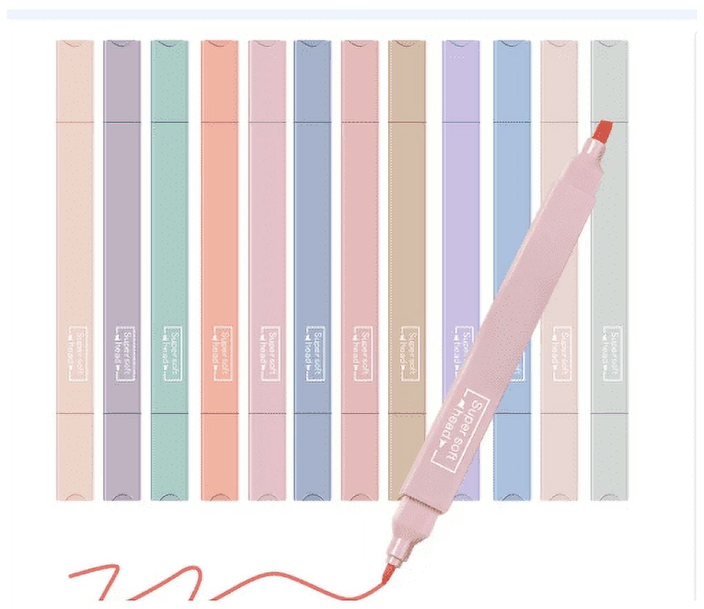 CCOCC 12Pcs Bible Highlighters, Bible Study Supplies, Bible Journaling Supplies, Dual-Tip No Bleed Highlighters