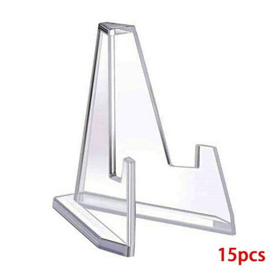 CCOCC 12Pcs Easel for Painting Transparent Acrylic Painting Easel Artwork Display Easel Stand