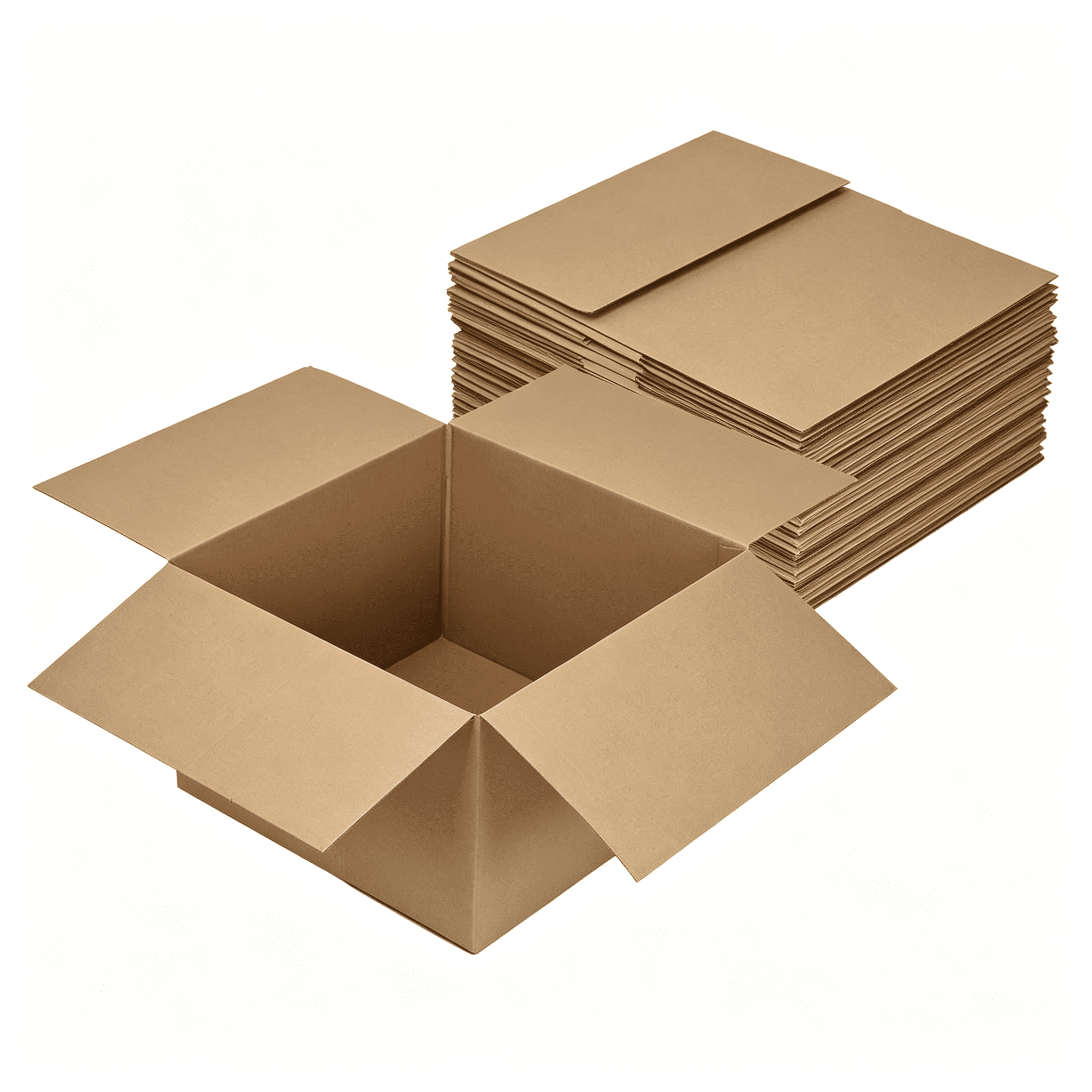 CCOCC 12X12X8 Shipping Boxes Set of 15, Thin Brown Corrugated Boxes for ...
