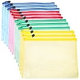 thumbnail image 1 of CCOCC 12pcs Mesh Zipper Pouch Plastic File Bags for Organizing, 1 of 4