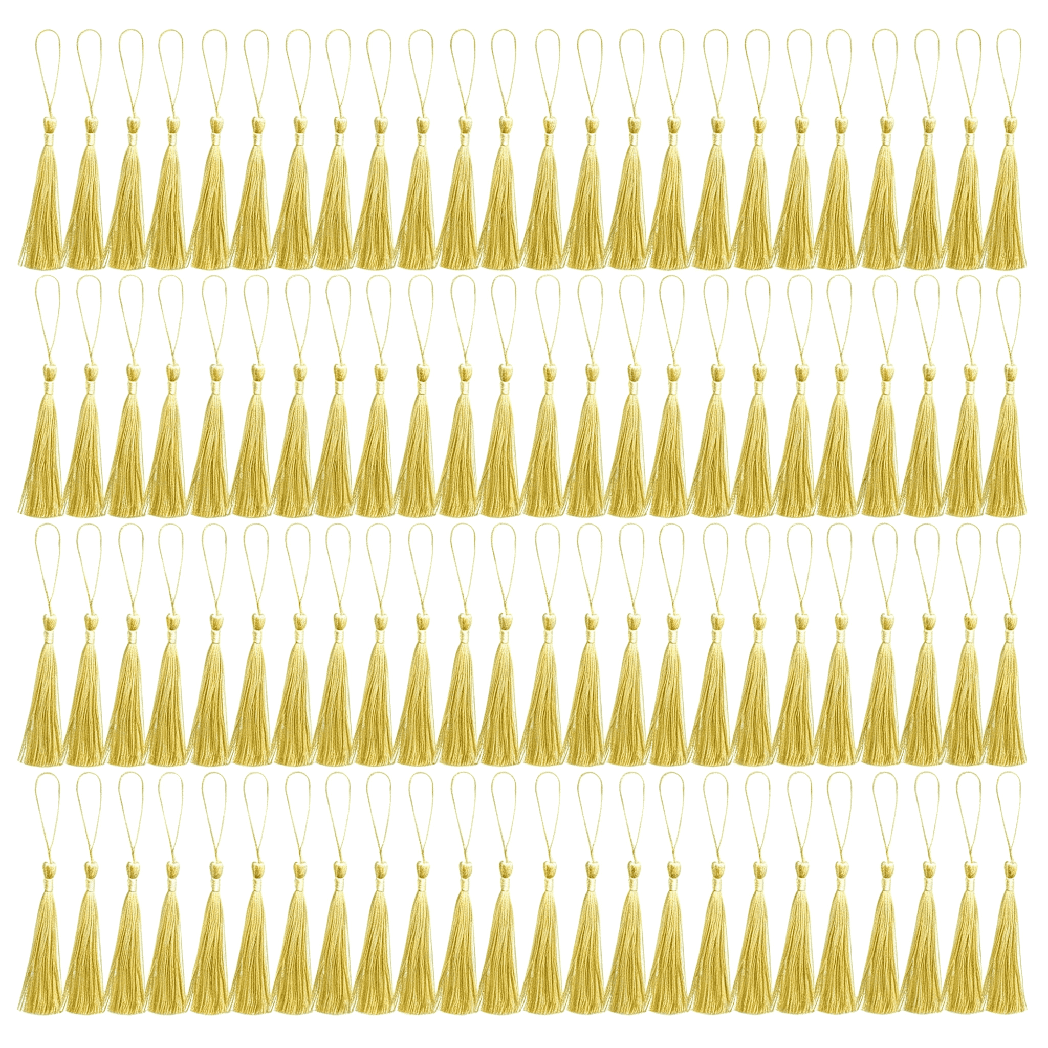 CCOCC 150 Pcs Bookmark Tassels for Crafts,Key Chain Mini Tassels for ...