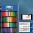 thumbnail image 1 of CCOCC 180-Color Artist Colored Pencils Set for Adult Coloring Books, Soft Core, Professional Numbered Art Drawing Pencils with Gift Tin Box for Sketching Shading Blending Crafting, 1 of 7