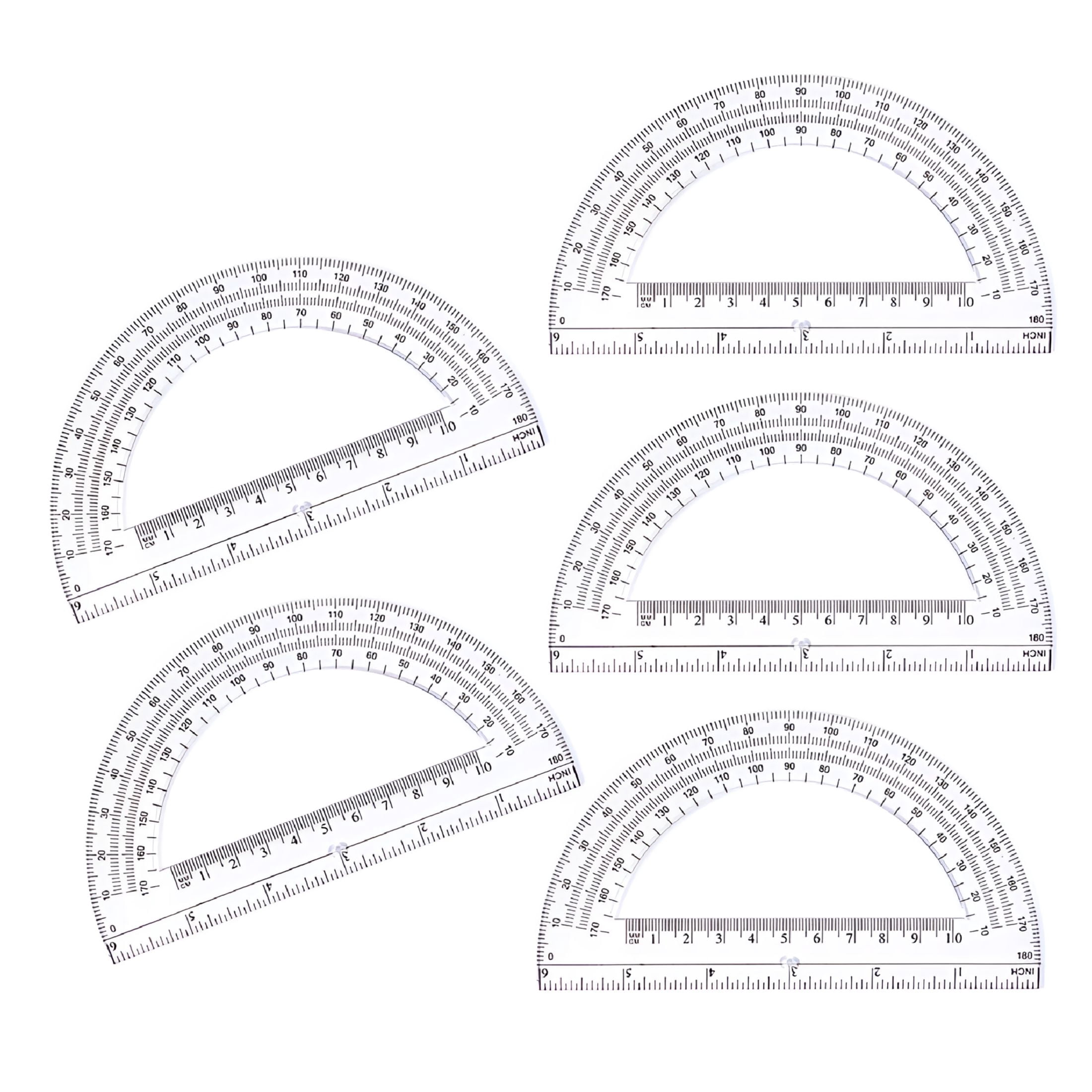Protructors CCOCC 180 Degrees Protractors Measuring Protractors for Student ...
